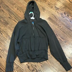 Old Navy Half Zip Hooded Sweater With Pocket